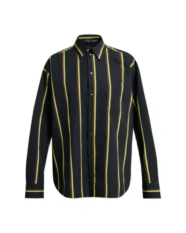 Proenza Schouler Alia Stripe Button-Front Top | Thumbnail 1 Proenza Schouler Alia Stripe Button-Front Top | Thumbnail 1