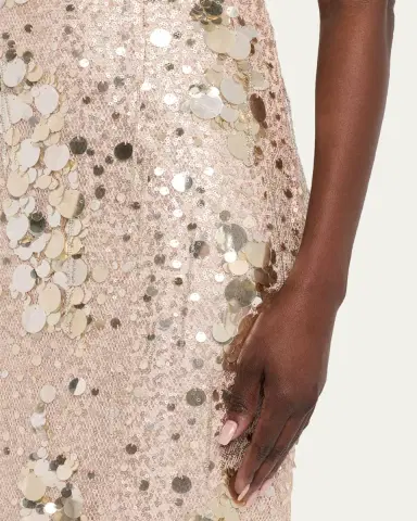 LoveShackFancy Kayleen Sequined Midi Dress | Thumbnail 5 LoveShackFancy Kayleen Sequined Midi Dress | Thumbnail 5