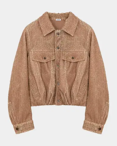 Loewe Fringed Leather Balloon Jacket | Thumbnail 6 Loewe Fringed Leather Balloon Jacket | Thumbnail 6