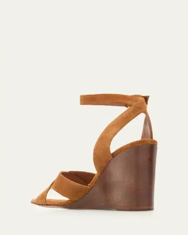 Gianvito Rossi 85mm Suede Ankle-Strap Sandals | Thumbnail 2 Gianvito Rossi 85mm Suede Ankle-Strap Sandals | Thumbnail 2
