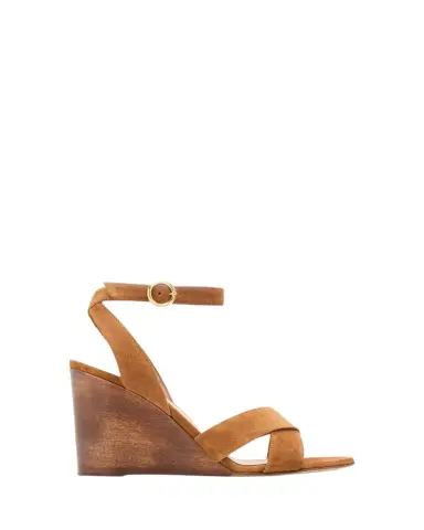 Gianvito Rossi 85mm Suede Ankle-Strap Sandals | Thumbnail 1 Gianvito Rossi 85mm Suede Ankle-Strap Sandals | Thumbnail 1