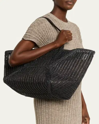 Brunello Cucinelli BC Duo Techno Raffia Tote Bag | Thumbnail 2 Brunello Cucinelli BC Duo Techno Raffia Tote Bag | Thumbnail 2
