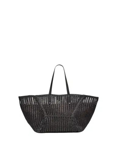 Brunello Cucinelli BC Duo Techno Raffia Tote Bag | Thumbnail 1 Brunello Cucinelli BC Duo Techno Raffia Tote Bag | Thumbnail 1