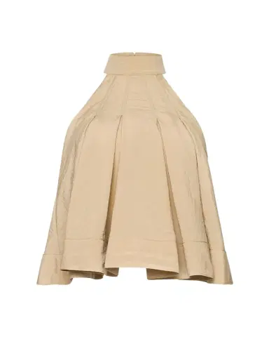 Cinq a Sept Jagger High-Neck Taffeta Blouse | Thumbnail 1 Cinq a Sept Jagger High-Neck Taffeta Blouse | Thumbnail 1