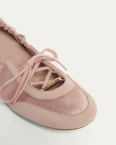 Chloé Kick Lace-Up Ballerina Flats | Thumbnail 3 Chloé Kick Lace-Up Ballerina Flats | Thumbnail 3
