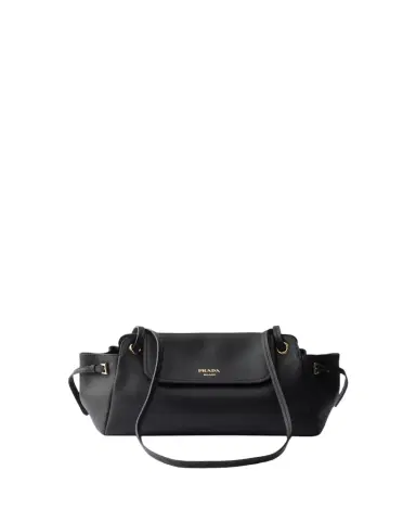 Prada Carry Medium Leather Shoulder Bag | Thumbnail 1 Prada Carry Medium Leather Shoulder Bag | Thumbnail 1