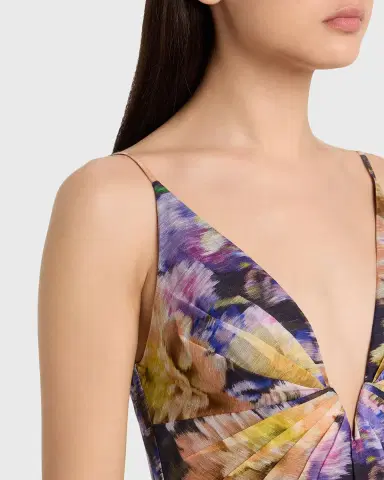 Zimmermann Luna V-Neck Mini Dress | Thumbnail 9 Zimmermann Luna V-Neck Mini Dress | Thumbnail 9