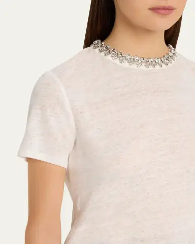 Zimmermann Embellished Short-Sleeve Tee | Thumbnail 5 Zimmermann Embellished Short-Sleeve Tee | Thumbnail 5