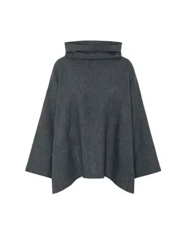 Eskandar Heavyweight Delave Linen Angle-To-Front Monks Top - Long Length | Thumbnail 1 Eskandar Heavyweight Delave Linen Angle-To-Front Monks Top - Long Length | Thumbnail 1