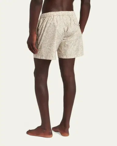 Moncler Men's Paisley Print Swim Shorts | Thumbnail 3 Moncler Men's Paisley Print Swim Shorts | Thumbnail 3