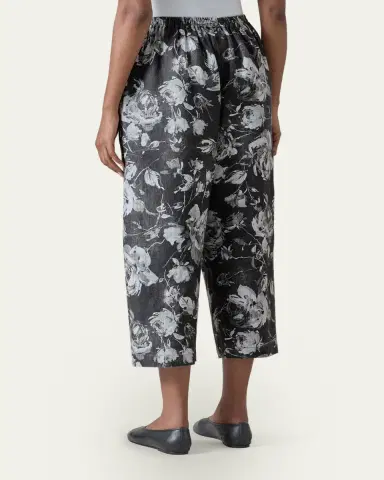 Eskandar Stonewashed Linen Japanese Trousers- Monochrome | Thumbnail 3 Eskandar Stonewashed Linen Japanese Trousers- Monochrome | Thumbnail 3