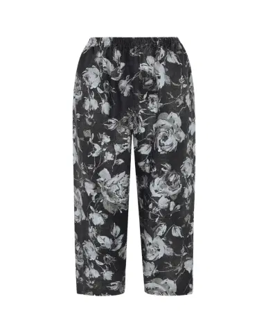 Eskandar Stonewashed Linen Japanese Trousers- Monochrome | Thumbnail 1 Eskandar Stonewashed Linen Japanese Trousers- Monochrome | Thumbnail 1
