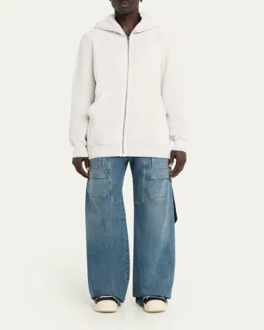 DRKSHDW RICK OWENS Cotton Full-Zip Hoodie | Thumbnail 2 DRKSHDW RICK OWENS Cotton Full-Zip Hoodie | Thumbnail 2