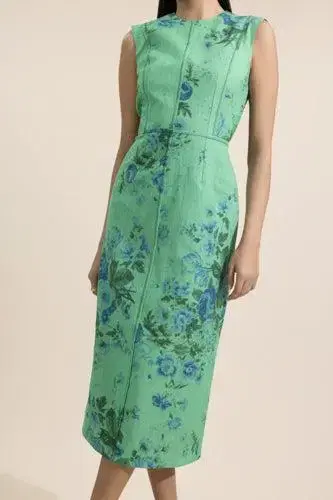 Erdem Floral Print Pencil Midi Dress | Thumbnail 3 Erdem Floral Print Pencil Midi Dress | Thumbnail 3