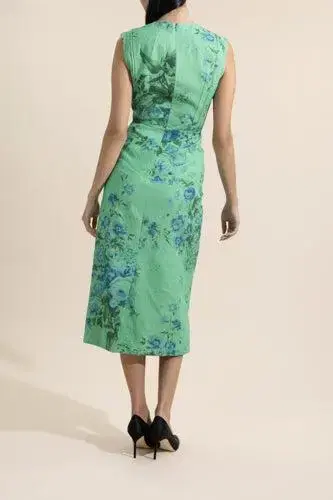 Erdem Floral Print Pencil Midi Dress | Thumbnail 4 Erdem Floral Print Pencil Midi Dress | Thumbnail 4