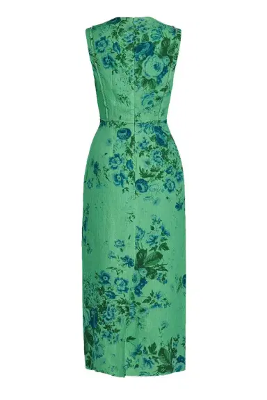 Erdem Floral Print Pencil Midi Dress | Thumbnail 5 Erdem Floral Print Pencil Midi Dress | Thumbnail 5