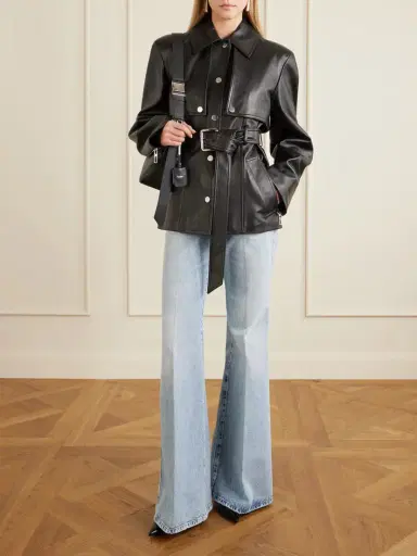 Sportmax Leather Jacket | Thumbnail 2 Sportmax Leather Jacket | Thumbnail 2