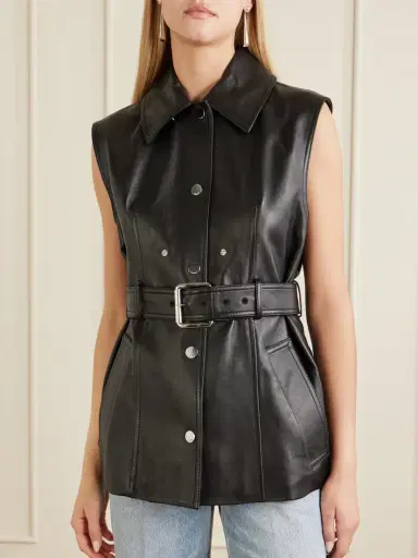 Sportmax Leather Jacket | Thumbnail 3 Sportmax Leather Jacket | Thumbnail 3