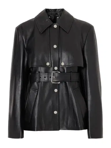 Sportmax Leather Jacket | Thumbnail 1 Sportmax Leather Jacket | Thumbnail 1