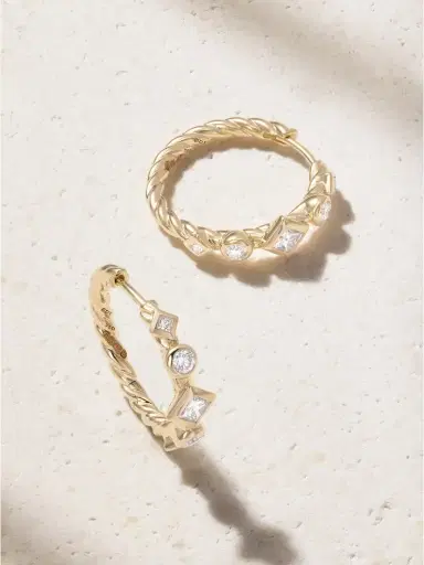 David Yurman 18-karat Gold Hoop Earrings | Thumbnail 1 David Yurman 18-karat Gold Hoop Earrings | Thumbnail 1