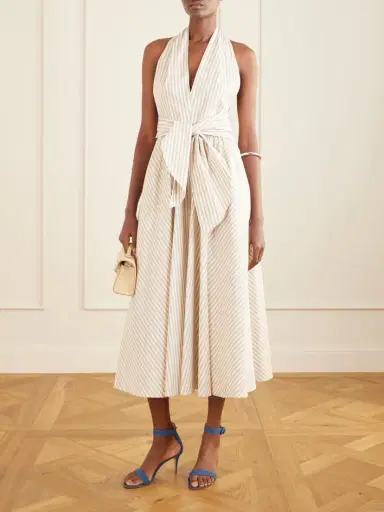 Gianvito Rossi Portofino 70 Denim Sandals | Thumbnail 4 Gianvito Rossi Portofino 70 Denim Sandals | Thumbnail 4