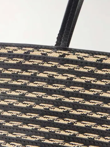 The Row Beau Large Leather And Raffia Tote | Thumbnail 5 The Row Beau Large Leather And Raffia Tote | Thumbnail 5