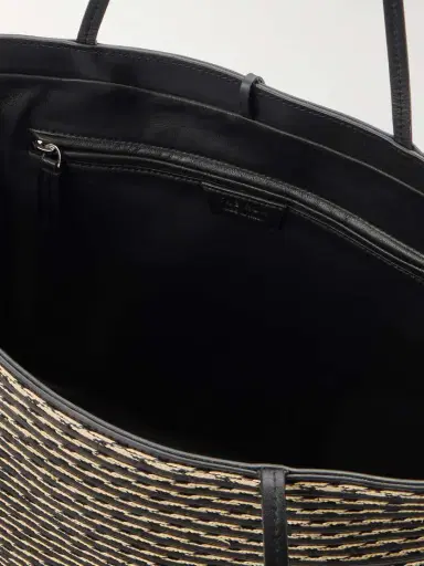 The Row Beau Large Leather And Raffia Tote | Thumbnail 6 The Row Beau Large Leather And Raffia Tote | Thumbnail 6