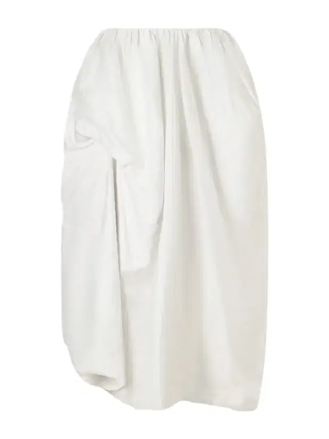 Draped Metallic Cotton-blend Midi Skirt Draped Metallic Cotton-blend Midi Skirt