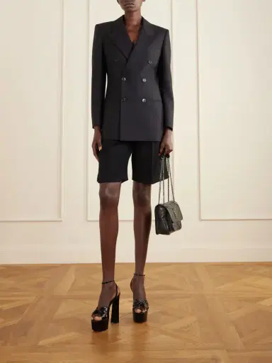 Saint Laurent Franciane Leather Sandals | Thumbnail 4 Saint Laurent Franciane Leather Sandals | Thumbnail 4