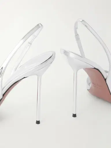 Paris Texas Lidia 95 Mirrored-leather Slingback Sandals | Thumbnail 5 Paris Texas Lidia 95 Mirrored-leather Slingback Sandals | Thumbnail 5