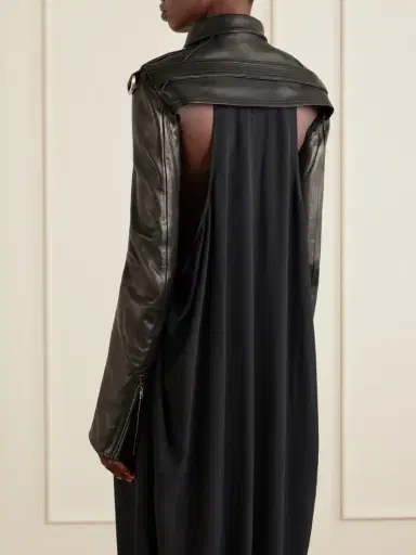 Rick Owens Leather Biker Jacket | Thumbnail 3 Rick Owens Leather Biker Jacket | Thumbnail 3
