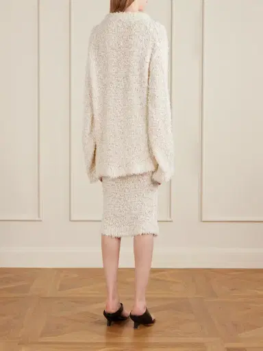 Khaite Jannae Cotton-blend Bouclé Cardigan | Thumbnail 3 Khaite Jannae Cotton-blend Bouclé Cardigan | Thumbnail 3
