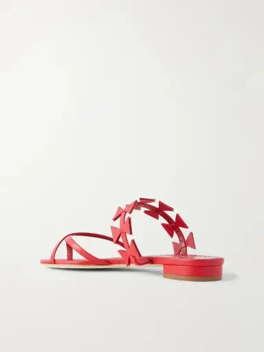 Manolo Blahnik Maura Leather Sandals | Thumbnail 3 Manolo Blahnik Maura Leather Sandals | Thumbnail 3