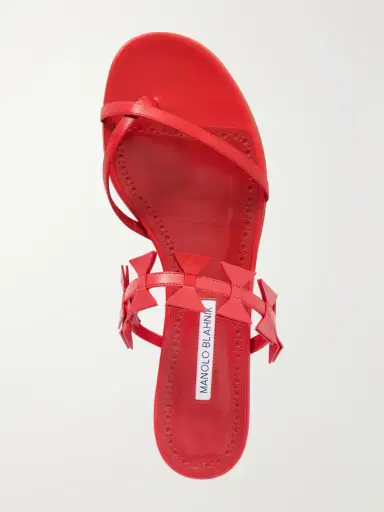 Manolo Blahnik Maura Leather Sandals | Thumbnail 6 Manolo Blahnik Maura Leather Sandals | Thumbnail 6