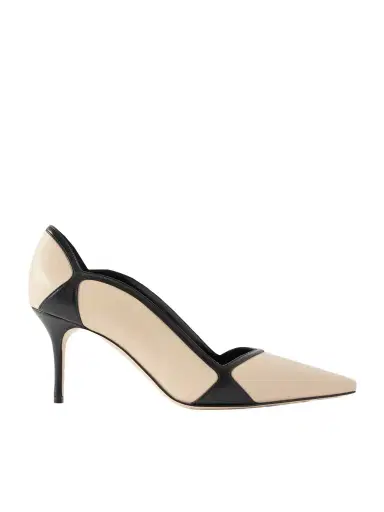 Manolo Blahnik Ruvian 70 Leather Pumps | Thumbnail 1 Manolo Blahnik Ruvian 70 Leather Pumps | Thumbnail 1