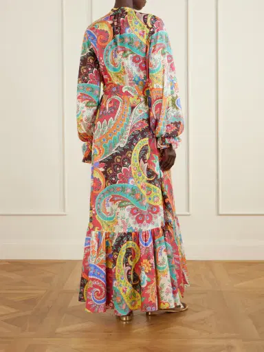 Etro Belted Paisley-print Cotton-voile Maxi Shirt Dress | Thumbnail 3 Etro Belted Paisley-print Cotton-voile Maxi Shirt Dress | Thumbnail 3