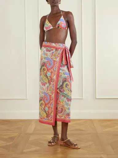 Etro Paisley-print Voile Cover-up | Thumbnail 2 Etro Paisley-print Voile Cover-up | Thumbnail 2