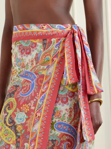 Etro Paisley-print Voile Cover-up | Thumbnail 4 Etro Paisley-print Voile Cover-up | Thumbnail 4