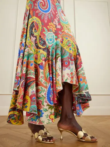 Etro Ruffled Paisley-print Jersey Maxi Dress | Thumbnail 4 Etro Ruffled Paisley-print Jersey Maxi Dress | Thumbnail 4