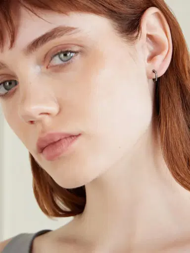 Repossi Antifer Heart Small 18-karat Black Gold Diamond Single Earring | Thumbnail 2 Repossi Antifer Heart Small 18-karat Black Gold Diamond Single Earring | Thumbnail 2