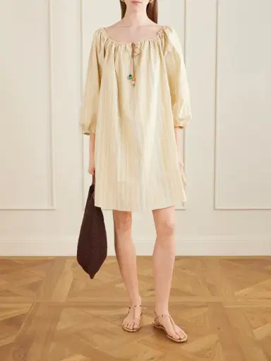 BERNADETTE Bonnie Striped Cotton Mini Dress | Thumbnail 2 BERNADETTE Bonnie Striped Cotton Mini Dress | Thumbnail 2