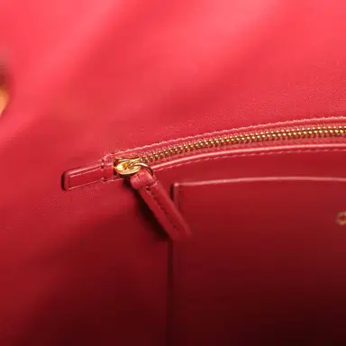 Chanel Chanel Large "Eyes on You" CC Shopping Bag Burgundy Lambskin Gold Hardware | Thumbnail 10 Chanel Chanel Large "Eyes on You" CC Shopping Bag Burgundy Lambskin Gold Hardware | Thumbnail 10