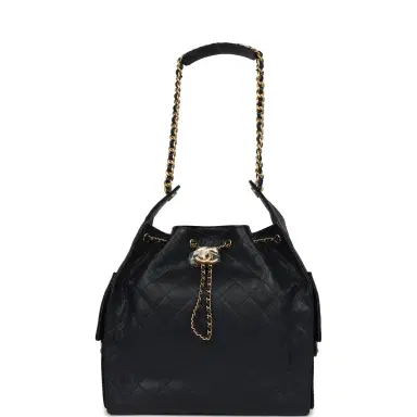 Chanel Chanel Medium 25 Hobo Bag Dark Navy Caviar Antique Gold Hardware | Thumbnail 6 Chanel Chanel Medium 25 Hobo Bag Dark Navy Caviar Antique Gold Hardware | Thumbnail 6