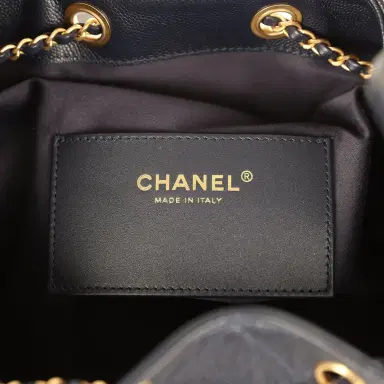 Chanel Chanel Medium 25 Hobo Bag Dark Navy Caviar Antique Gold Hardware | Thumbnail 10 Chanel Chanel Medium 25 Hobo Bag Dark Navy Caviar Antique Gold Hardware | Thumbnail 10