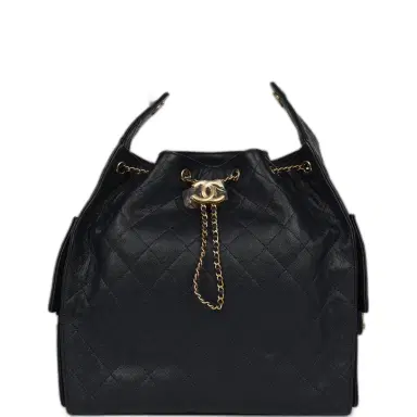 Chanel Chanel Medium 25 Hobo Bag Dark Navy Caviar Antique Gold Hardware | Thumbnail 1 Chanel Chanel Medium 25 Hobo Bag Dark Navy Caviar Antique Gold Hardware | Thumbnail 1