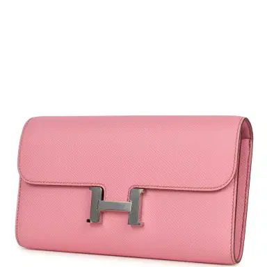 HERMÈS Hermes Constance Wallet To Go Bubblegum Epsom Palladium Hardware | Thumbnail 5 HERMÈS Hermes Constance Wallet To Go Bubblegum Epsom Palladium Hardware | Thumbnail 5