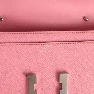 HERMÈS Hermes Constance Wallet To Go Bubblegum Epsom Palladium Hardware | Thumbnail 7 HERMÈS Hermes Constance Wallet To Go Bubblegum Epsom Palladium Hardware | Thumbnail 7