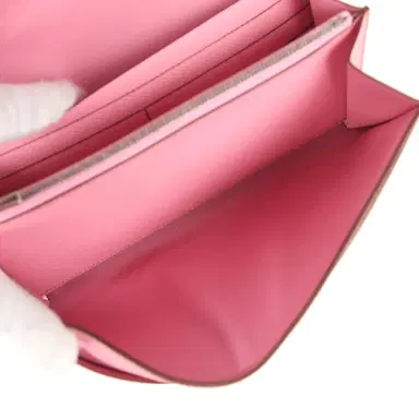 HERMÈS Hermes Constance Wallet To Go Bubblegum Epsom Palladium Hardware | Thumbnail 9 HERMÈS Hermes Constance Wallet To Go Bubblegum Epsom Palladium Hardware | Thumbnail 9