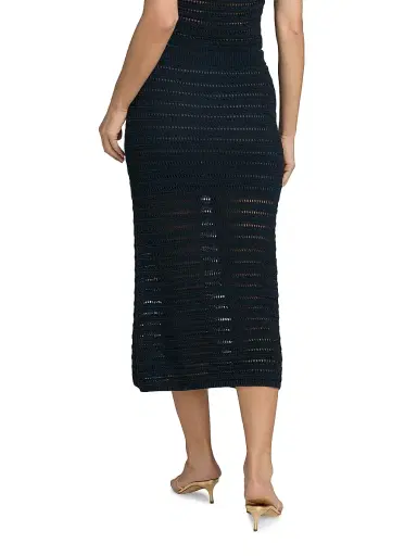 A.L.C. Women's Lana Crochet Midi-Skirt - Night Blue - Size Large | Thumbnail 5 A.L.C. Women's Lana Crochet Midi-Skirt - Night Blue - Size Large | Thumbnail 5