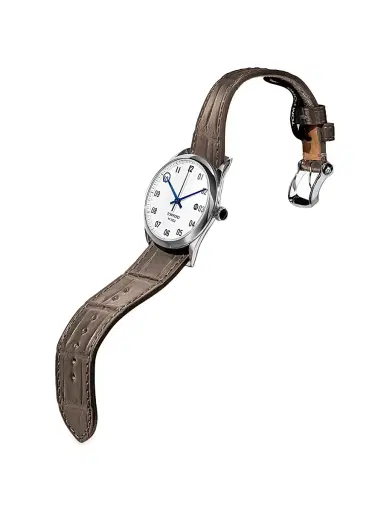 TOM FORD Men's 002 Stainless Steel & Leather Strap Automatic Watch - White Brown | Thumbnail 3 TOM FORD Men's 002 Stainless Steel & Leather Strap Automatic Watch - White Brown | Thumbnail 3